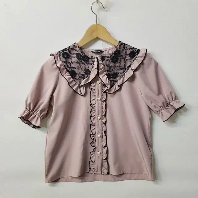 [BUNJANG] Switch Me Sailor Cropped Blouse / switch me 세일러 크롭 블라우스