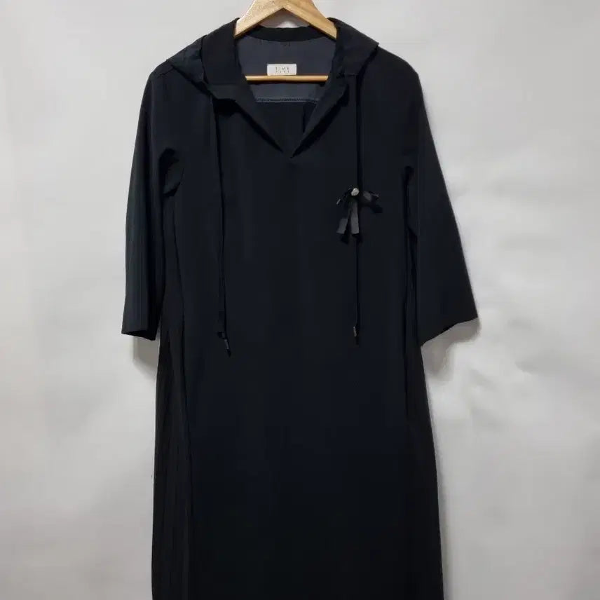 [BUNJANG] TIME Black Hooded Dress F / 타임 TIME 후드 블랙 원피스 F