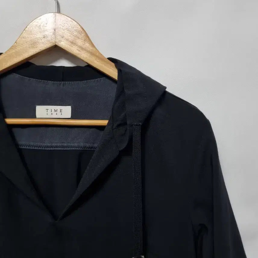 [BUNJANG] TIME Black Hooded Dress F / 타임 TIME 후드 블랙 원피스 F