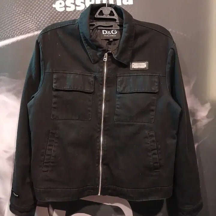 [BUNJANG] Dolce &amp; Gabbana Black Denim Jacket / Dolce &amp; Gabbana 블랙 데님 자켓