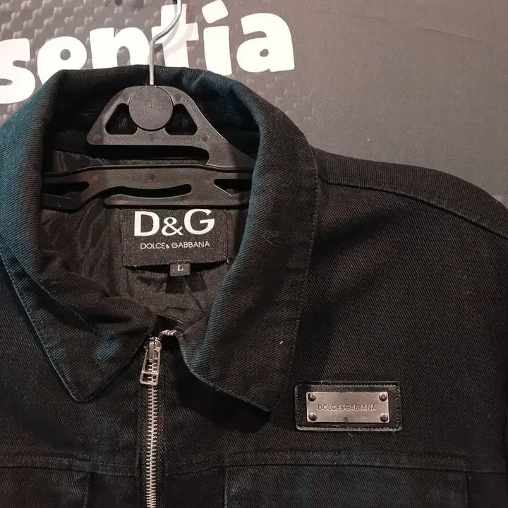 [BUNJANG] Dolce &amp; Gabbana Black Denim Jacket / Dolce &amp; Gabbana 블랙 데님 자켓