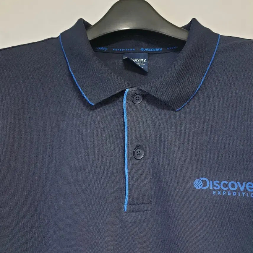 [BUNJANG] Discovery Collar Neck T-Shirt / 디스커버리카라넥티셔츠