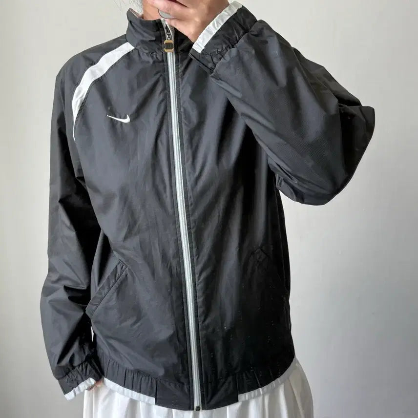 [BUNJANG] Nike Swoosh Windbreaker Jacket / [M] 나이키 스우시 바람막이