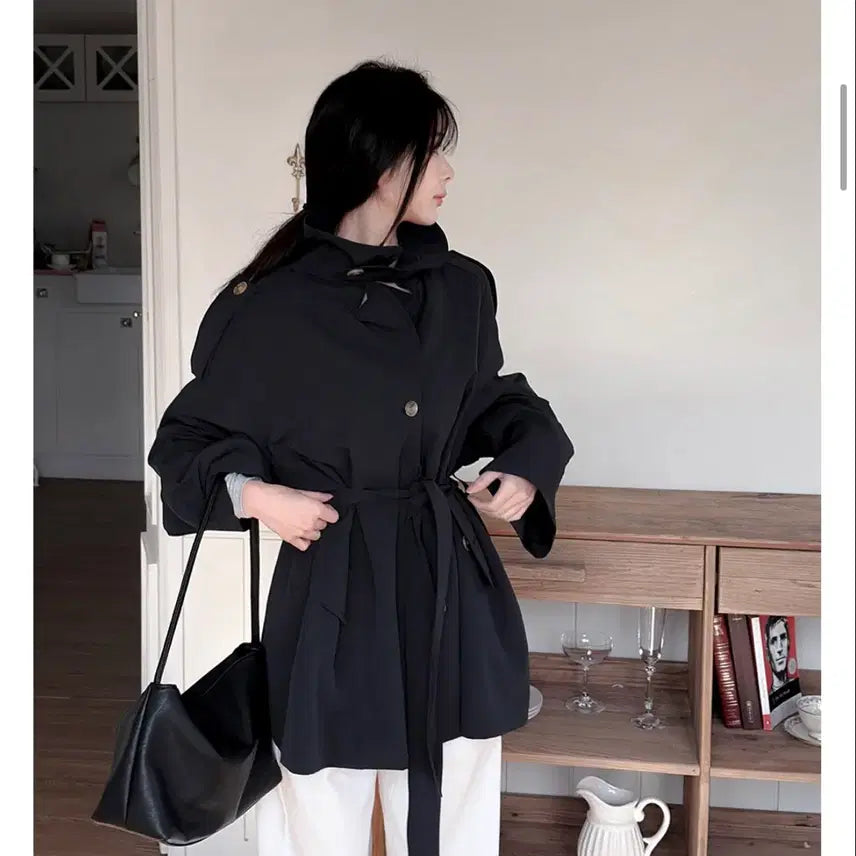 [BUNJANG] Maybins Black Shoulder Bag One Size / 메이빈스 블랙 숄더백 (one size)