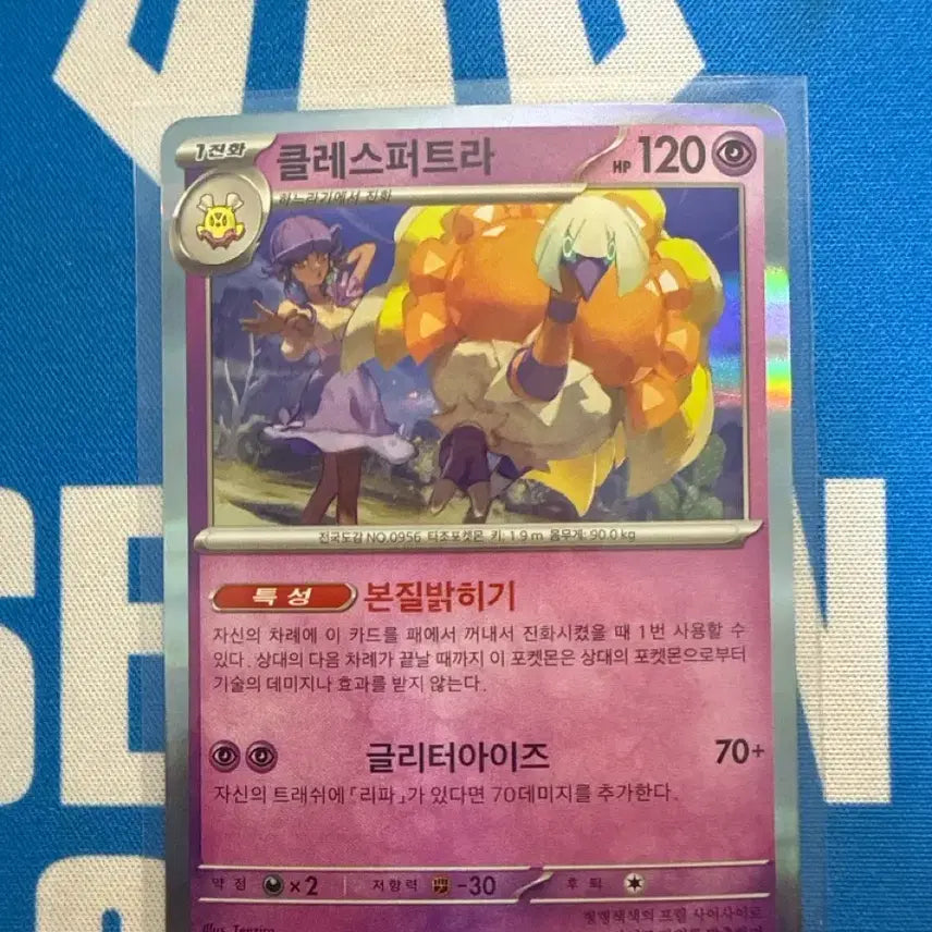 [BUNJANG] Cle S.P.A.T.R.A. Pokémon Card R Rare / 클레스퍼트라 포켓몬 카드 R 레어