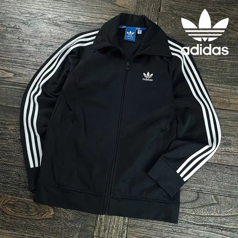 [BUNJANG] Adidas Europa Jersey Track Top Full-Zip Jacket Black / 아디다스 유로파 져지 트랙탑 집업 자켓 블랙 M20421