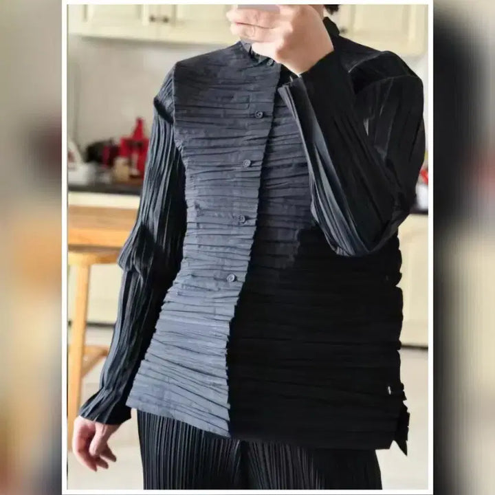 [BUNJANG] Issey Miyake Heart Long Sleeve Shirt / 이세이미야케 하트 긴팔 셔츠~