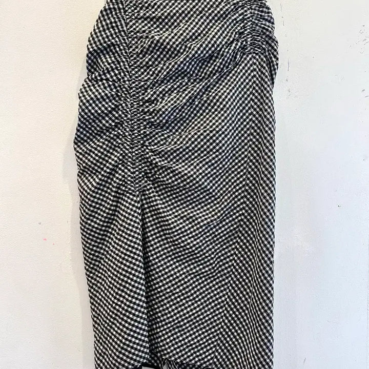 [BUNJANG] Mine Gingham Check Shirring Skirt / 한섬 마인 깅엄체크 셔링 스커트 판매합니다!