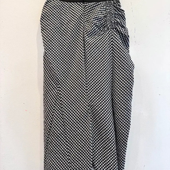 [BUNJANG] Mine Gingham Check Shirring Skirt / 한섬 마인 깅엄체크 셔링 스커트 판매합니다!