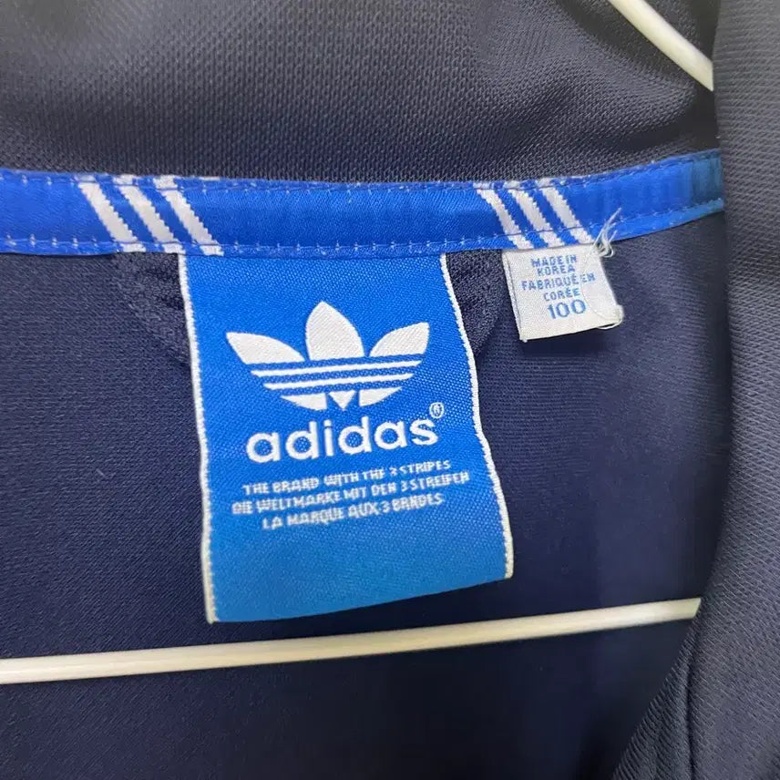 [BUNJANG] Adidas Three-Stripes Firebird Track Top Navy Jersey / 아디다스 삼선 트랙탑 파이어버드 네이비 져지