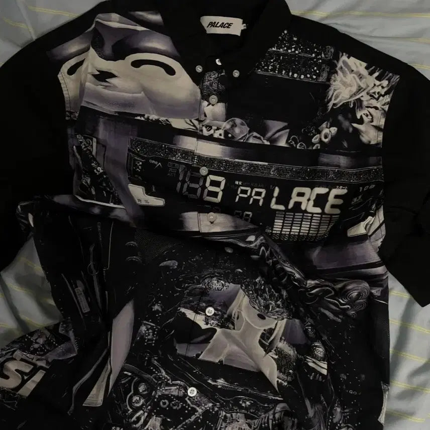 [BUNJANG] Palace Pachinko Short Sleeve Shirt Black / 팔라스 파친코 반팔 셔츠 블랙