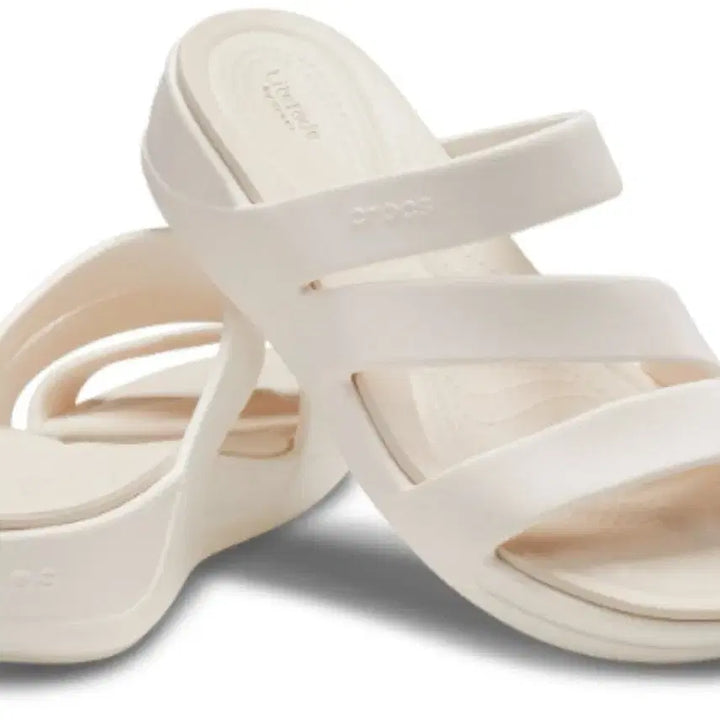 [BUNJANG] Crocs Boka Strappy Wedge Slippers W7 (240) / 크록스 보카 스트래피 웨지 슬리퍼 240 w7