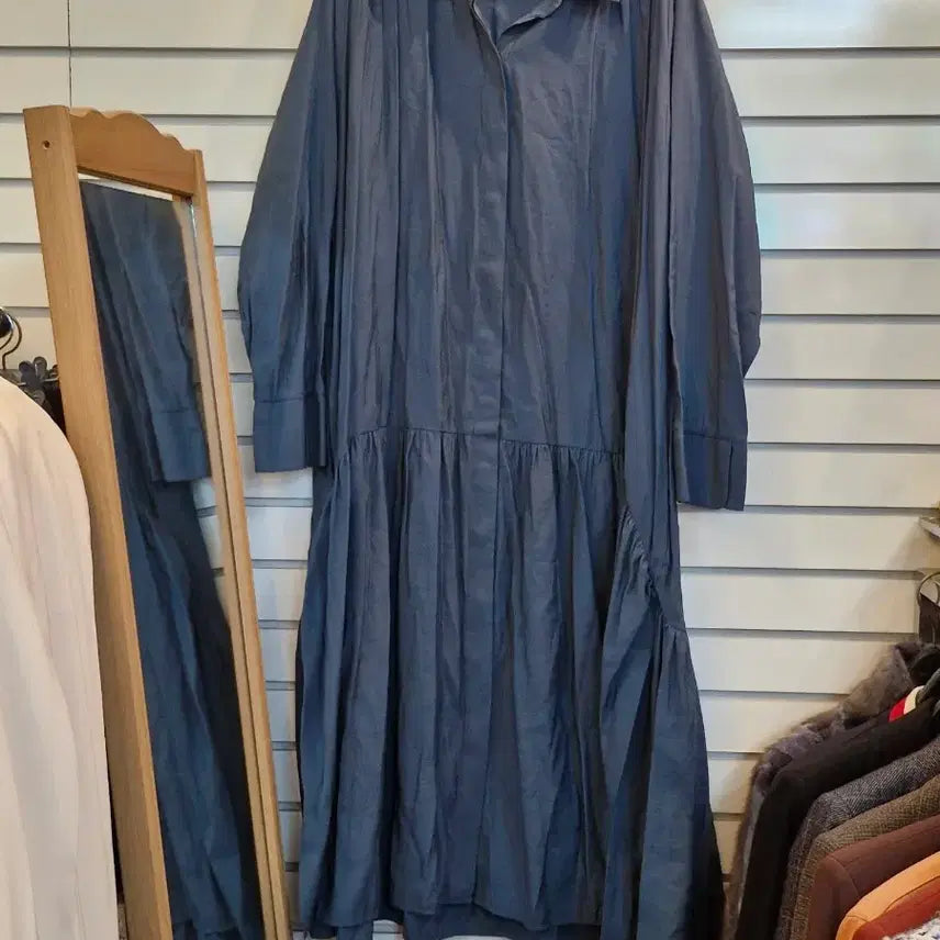 [BUNJANG] COS Blue Shirt Dress / COS 코스 블루 셔츠 원피스