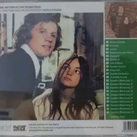 [BUNJANG] Daniele E Maria (Daniel and Maria) OST Sealed Jewel Case CD / (미개봉 CD) OST - Daniele E Maria 다니엘과 마리아
