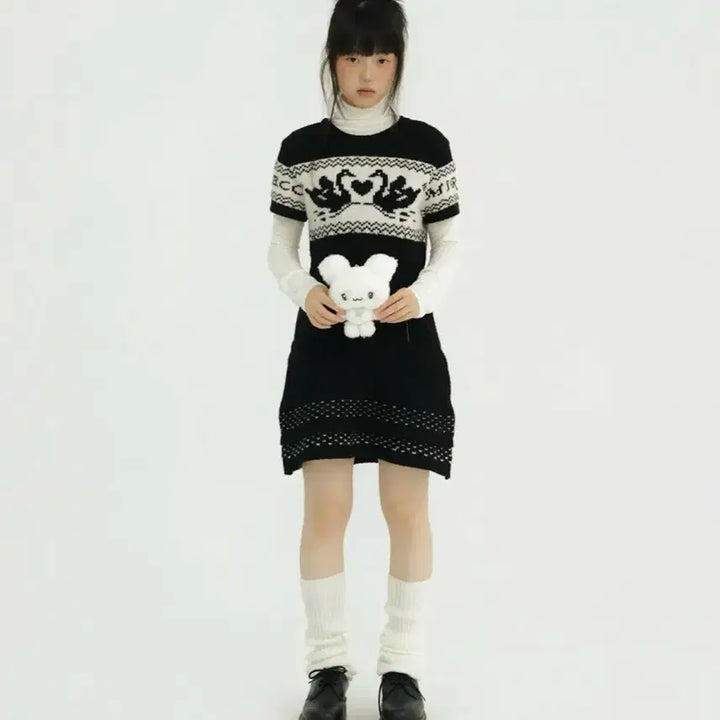 [BUNJANG] MIRE NORDIC KNIT OPS / (원가이하 미착용) 미레코 원피스 MIRE NORDIC KNIT OPS