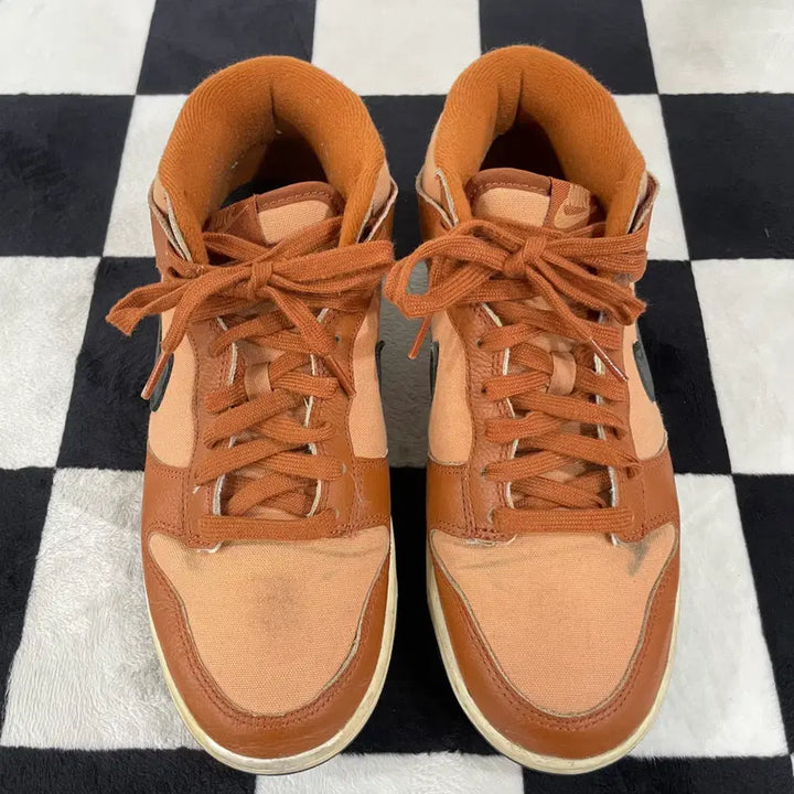 [BUNJANG] Nike Dunk Mid Amber Brown Dark Russet (250mm) / 507) 나이키 덩크 미드 앰버 브라운 다크러셋 250mm