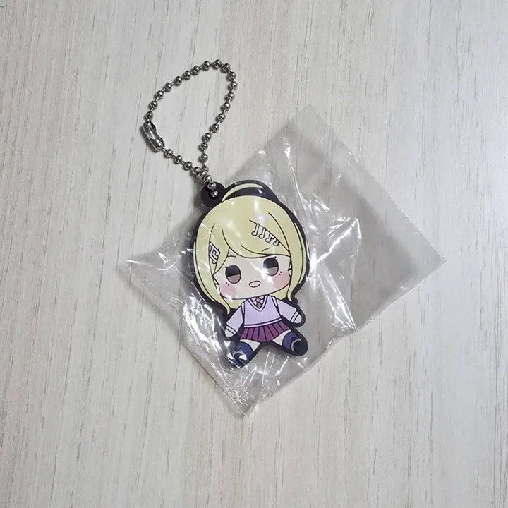 [BUNJANG] Danganronpa Kaede Akamatsu Rubber Strap Keychain / 단간론파 아카마츠 러버스트랩 러버참 키링