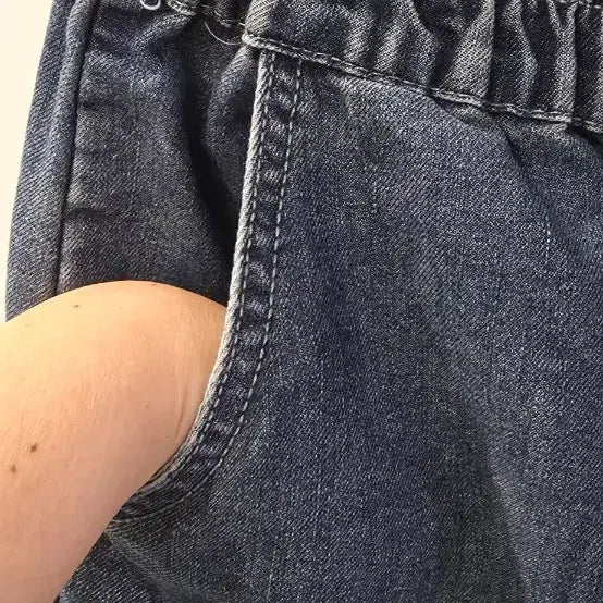 [BUNJANG] Disney Mickey Mouse Denim Shorts / 디즈니 미키마우스 데님 반바지 5부