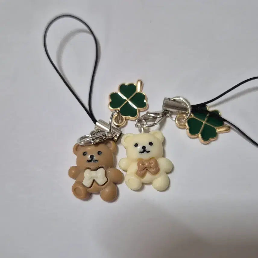 [BUNJANG] Lucky Bear Keychain Set / 2개셋트)행운의 곰돌이 키링