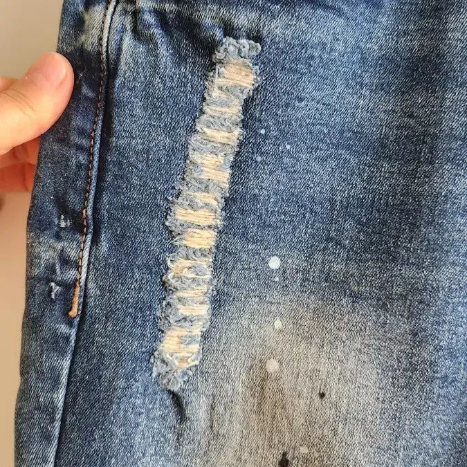 [BUNJANG] Jucy Judy Distressed Wash Jeans / 쥬시쥬디데미지 워싱 청바지