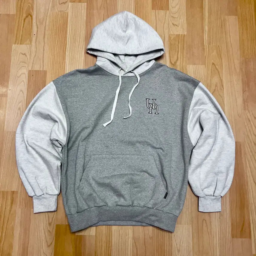 [BUNJANG] Urbanstuff Color Matching Hoodie Grey L / (L) 어반스터프 컬러 매칭 후디 그레이