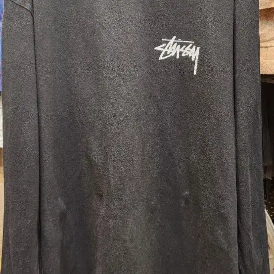 [BUNJANG] Stussy Black Long Sleeve T-Shirt / 스투시 블랙 긴팔 티셔츠