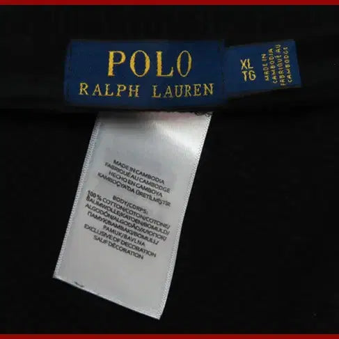 [BUNJANG] Polo Ralph Lauren Black Round Neck Knit Sweater Size 100 / 폴로/검정색 라운드넥니트/100사이즈/따봉구제(G-3)