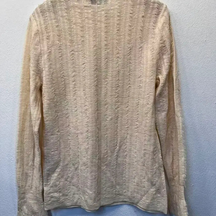 [BUNJANG] MINE Ivory Knit Free Size / 마인 아이보리 니트 F