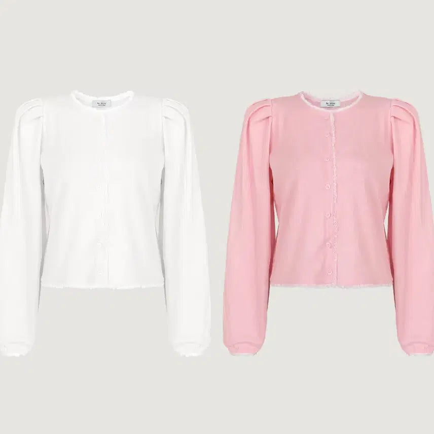 [BUNJANG] Bicini Sangkomi Cardigan Pink / 바이씨니 상코미가디건