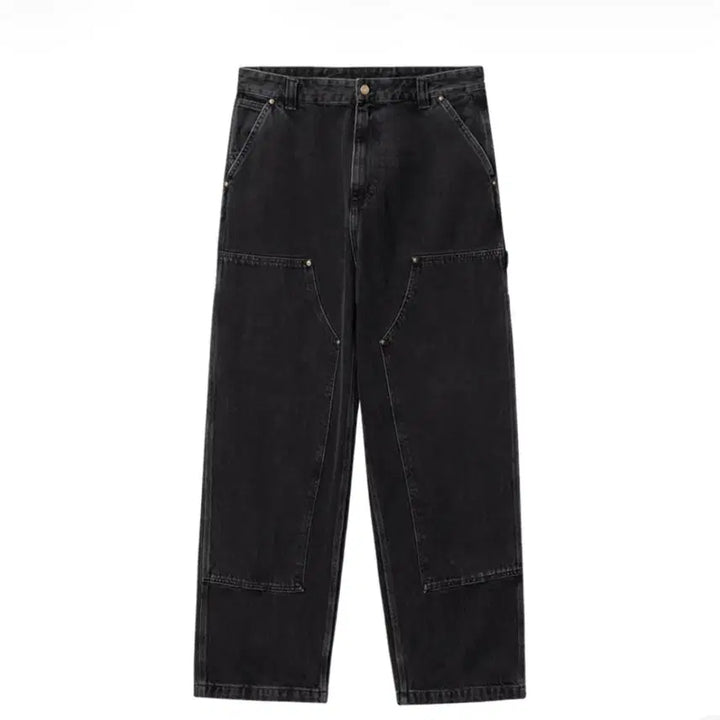 [BUNJANG] Carhartt WIP Double Knee Pants Black / [L]칼하트 wip 더블 니 팬츠 블랙