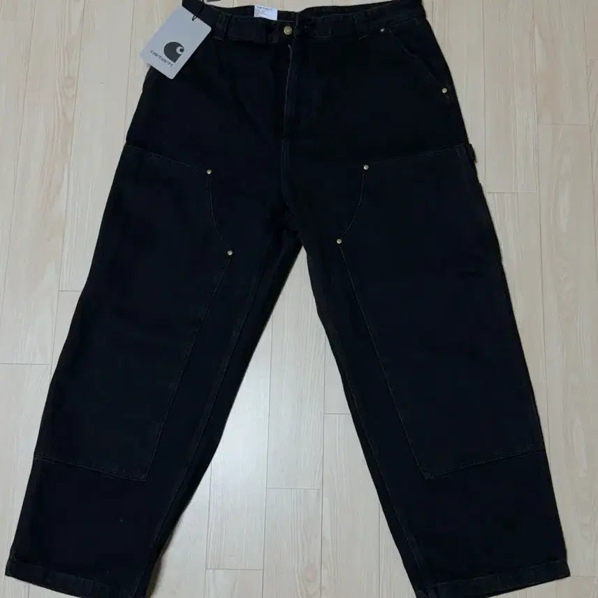 [BUNJANG] Carhartt WIP Double Knee Pants Black / [L]칼하트 wip 더블 니 팬츠 블랙