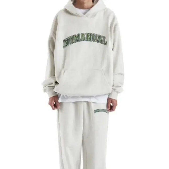 [BUNJANG] No Manual Grey Oversized Hoodie (Size S) / (S) 노메뉴얼 후드 그레이 오버사이즈