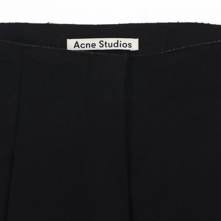 [BUNJANG] Acne Studios Vintage Wool Slacks Black Pants / 아크네 스튜디오 Acne 빈티지 울 모직 블랙 팬츠 슬랙스