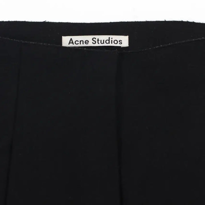 [BUNJANG] Acne Studios Vintage Wool Slacks Black Pants / 아크네 스튜디오 Acne 빈티지 울 모직 블랙 팬츠 슬랙스