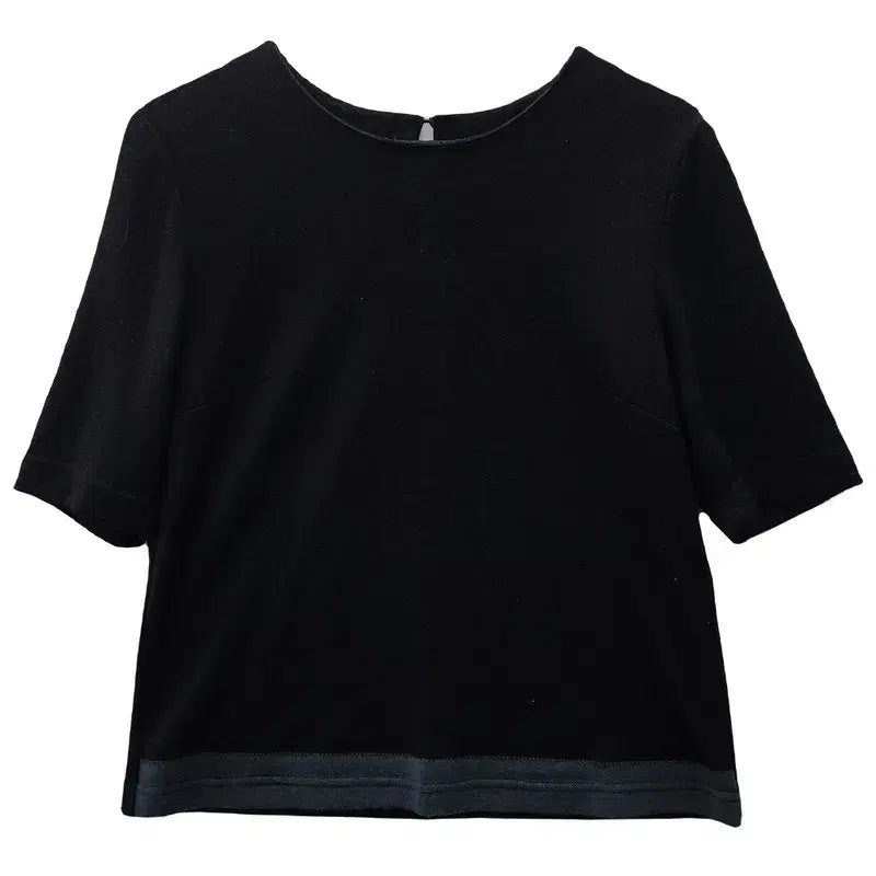 [BUNJANG] Vintage Sideline Black T-Shirt Made in Japan / 빈티지 사이드라인 블랙 반팔 티 MADE IN JAPAN