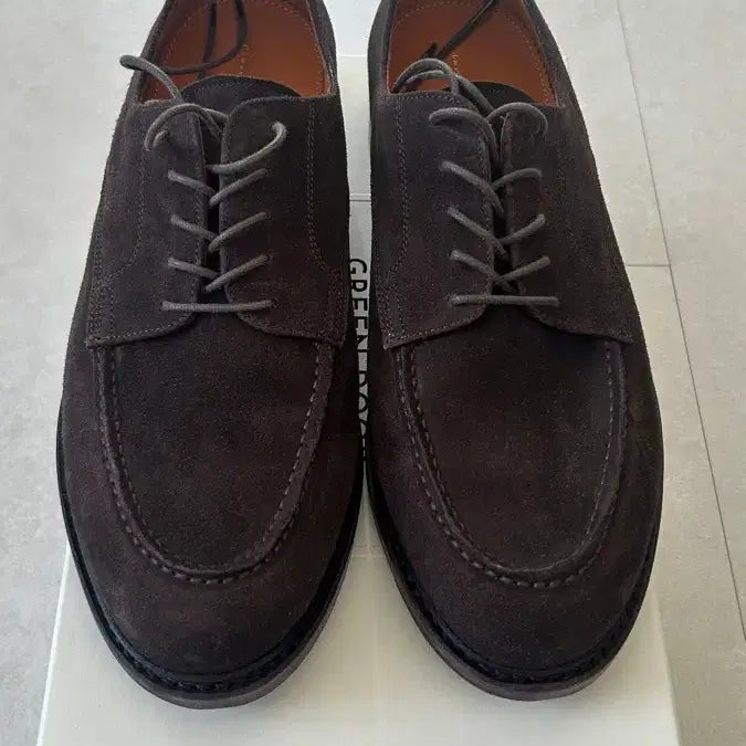 [BUNJANG] Fortuna Suede Derby Dark Brown / [Fortuna] 포르투나 스웨이드 더비 다크브라운 US 9.5