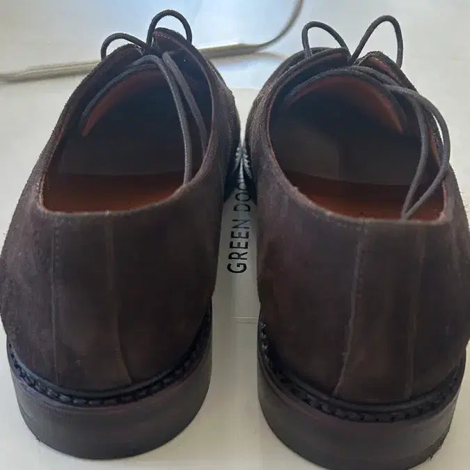 [BUNJANG] Fortuna Suede Derby Dark Brown / [Fortuna] 포르투나 스웨이드 더비 다크브라운 US 9.5