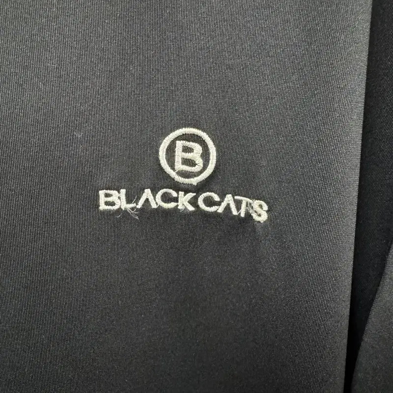 [BUNJANG] Blackcats Kara Short Sleeve T-Shirt / [정품/105] 블랙캣츠 카라 반팔티   AA