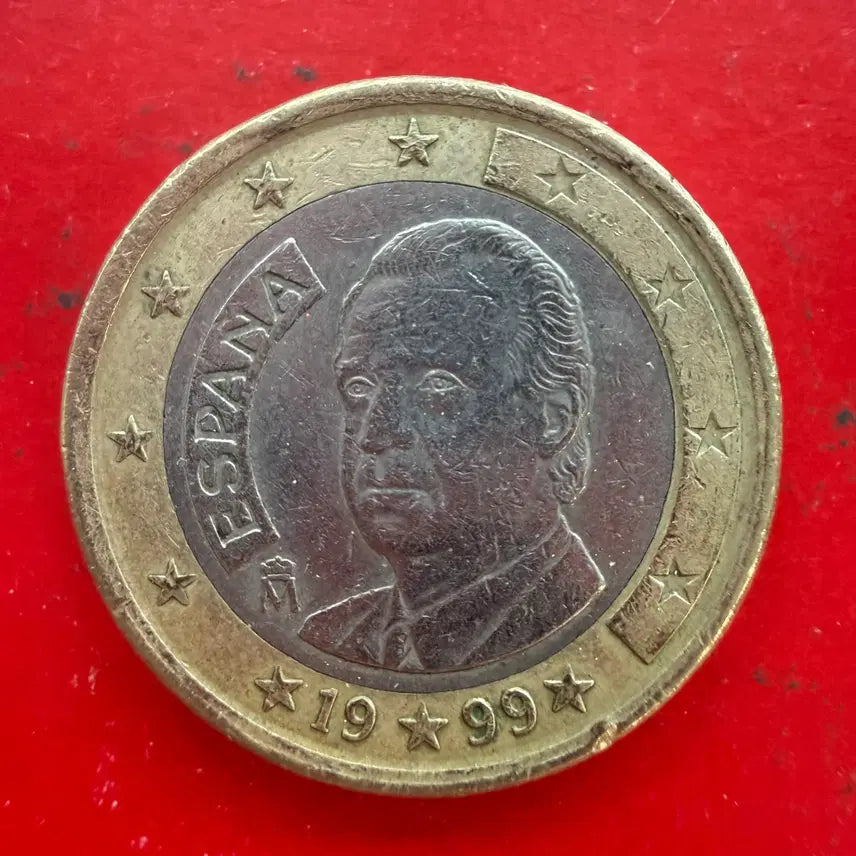 [BUNJANG] 1999 Spain 1 Euro Cent Bi-metallic Coin / (바이메탈 동전) 1999 스페인 1유로센트 동전 M2347