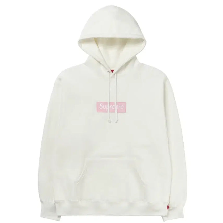 [BUNJANG] Supreme Box Logo Hoodie Sweatshirt White/Pink XL / [XL]슈프림 박스로고 후드 스웨트셔츠 화이트핑크