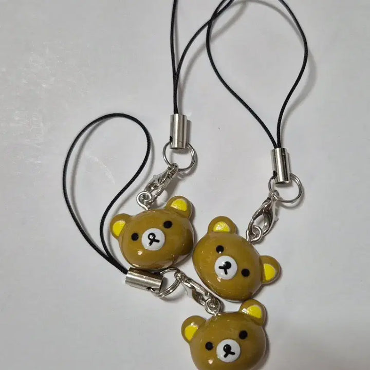 [BUNJANG] Rilakkuma Face Bear Keychain / 리락쿠마 얼굴 곰돌이 키링