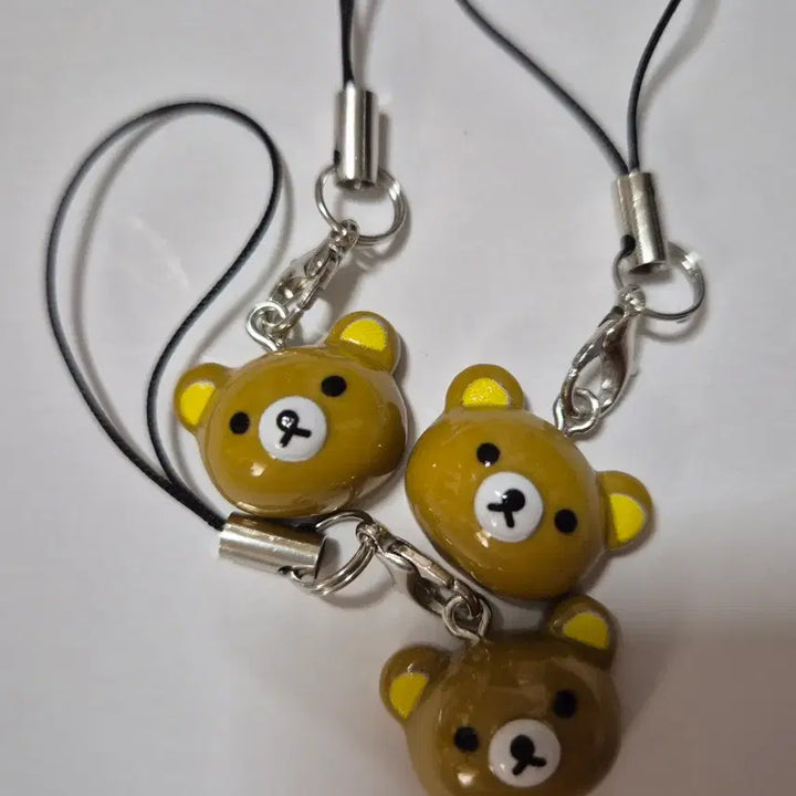 [BUNJANG] Rilakkuma Face Bear Keychain / 리락쿠마 얼굴 곰돌이 키링