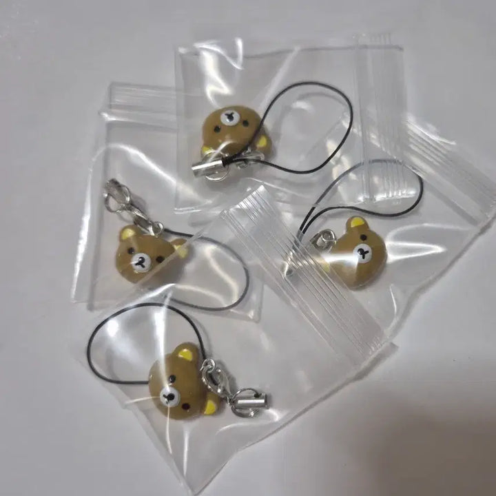 [BUNJANG] Rilakkuma Face Bear Keychain / 리락쿠마 얼굴 곰돌이 키링