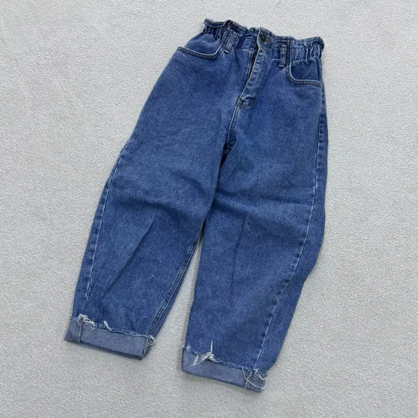 [BUNJANG] L Vintage Bending Balloon Fit Denim Pants / L 빈티지 밴딩 벌룬핏 데님 팬츠 0430E