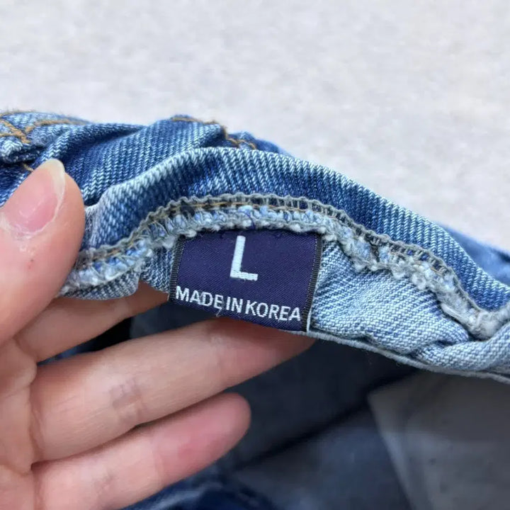 [BUNJANG] L Vintage Bending Balloon Fit Denim Pants / L 빈티지 밴딩 벌룬핏 데님 팬츠 0430E