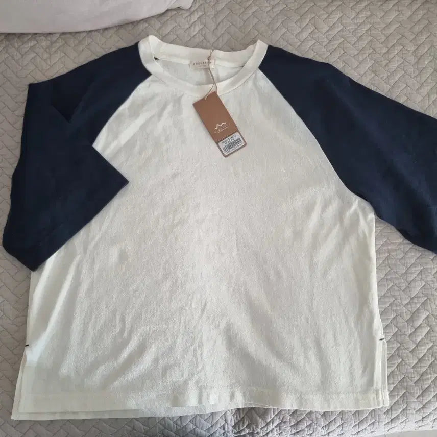 [BUNJANG] Mocassum Partimento Raglan Short Sleeve T-Shirt L / [모카썸]  반팔 티셔츠*L*새상품! 정상가:2만9천원!