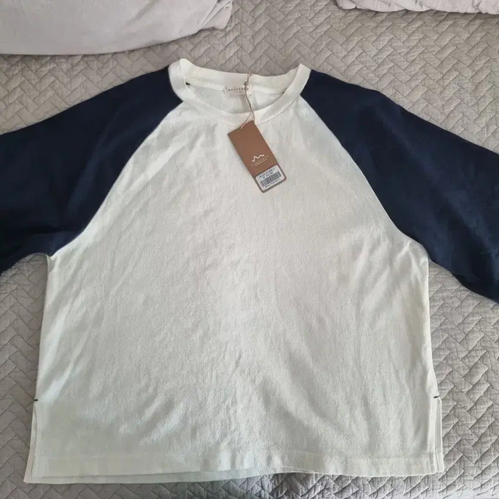 [BUNJANG] Mocassum Partimento Raglan Short Sleeve T-Shirt L / [모카썸]  반팔 티셔츠*L*새상품! 정상가:2만9천원!