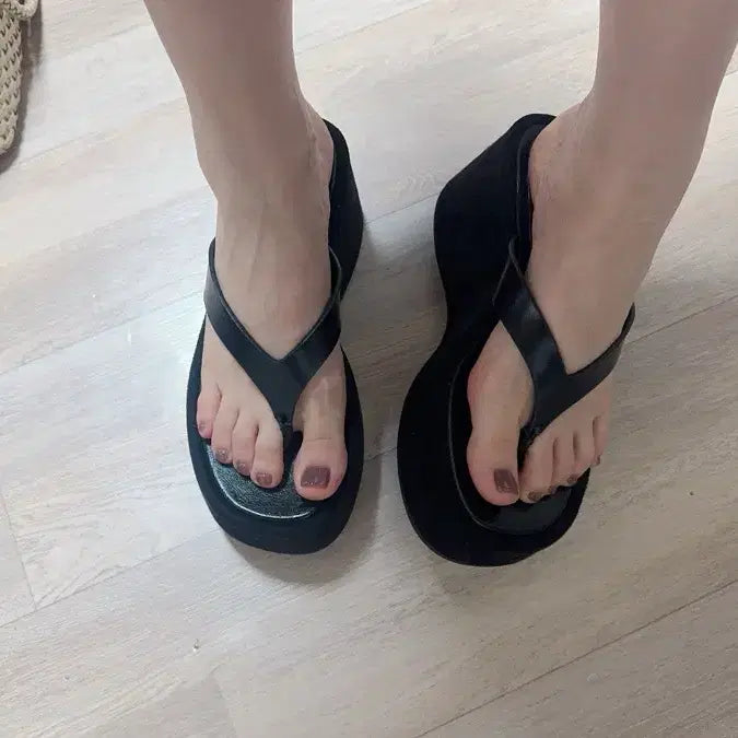 [BUNJANG] Zara Platform Jellie Heels - Size 37 / 새상품 자라 쪼리힐 37사이드