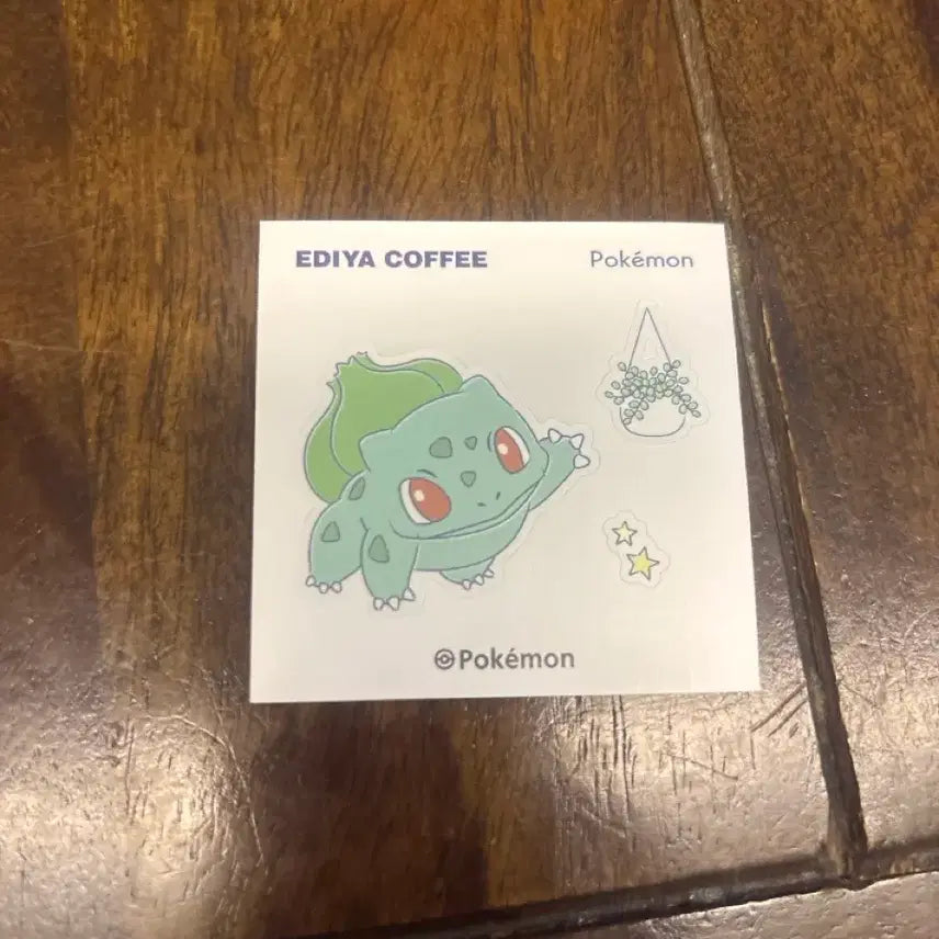 [BUNJANG] Ediya Pokémon Bulbasaur Sticker / 이디야 포켓몬스터 이상해씨 스티커 (교환)