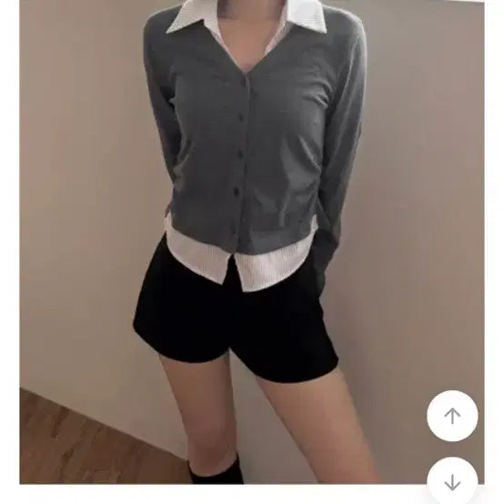 [BUNJANG] Ablley High-Waist Short Pants Black / 에이블리 하이웨스트 숏팬츠 블랙